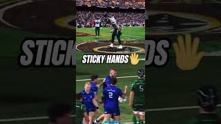 RG SNYMAN HITTING THAT STICKY HANDS CELEBRATION✋ rugby nfl celebration [upl. by Ddej]