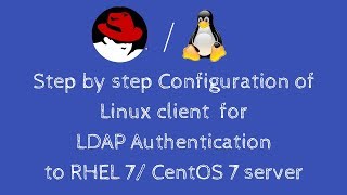 100 working Configuration of Linux client for LDAP authentication RHEL 7 CentOS 7  Hindi [upl. by Morentz]