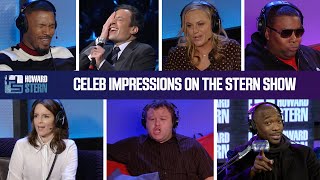 Guests Show Off Their Celebrity Impressions on the Howard Stern Show [upl. by Nereids]