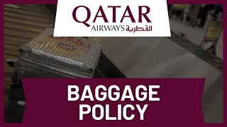 Qatar Airways Baggage Policy [upl. by Meyers598]