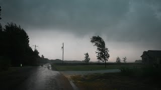 Derecho in Central Illinois  High Winds Much Needed Heavy Rain  62923 [upl. by Neehar]