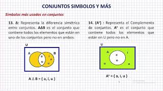 Conjuntos Símbolos y Más [upl. by Notgnillew]