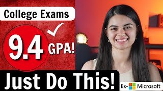 How to study for College Exams  Just do this for best GPA [upl. by Aniela]