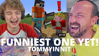 AMAZING SHOW TommyInnit Minecrafts Funniest YouTuber Talent Show FIRST REACTION w Technoblade [upl. by Desberg]