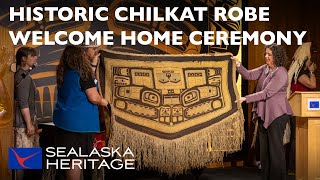 HISTORIC CHILKAT ROBE WELCOME HOME CEREMONY [upl. by Risser]