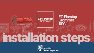 EZFirestop Grommet RFG1 Installation [upl. by Notyrb]