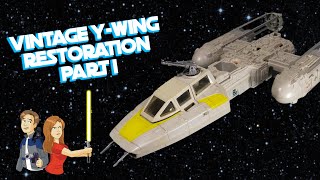 Star Wars Vintage YWing Restoration Part 1  Kenner 1983 [upl. by Weinhardt]