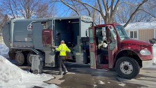 SWS Freightliner Labrie Garbage Truck [upl. by Ailemac296]