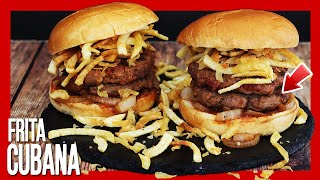 😋 Frita Cubana Auténtica ► Receta Secreta Paso a Paso 🇨🇺🍔 [upl. by Elvie727]