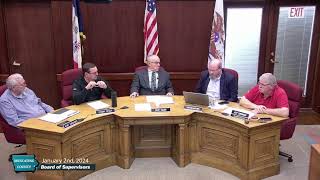 January 2nd 2024 Muscatine County Board Meeting [upl. by Bodwell]