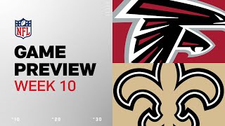 Atlanta Falcons vs New Orleans Saints  2024 Week 10 Game Preview [upl. by Nesnar920]