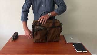 ➤Filson Dryden Briefcase Review [upl. by Earahs]