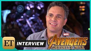 Avengers Infinity War Mark Ruffalo FULL INTERVIEW [upl. by Ahola]