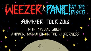 Panic At The Disco  Summer Tour with Weezer 2016 [upl. by Marba106]