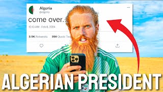 How the Algerian President tweeting me SAVED my run across Africa [upl. by Katti]