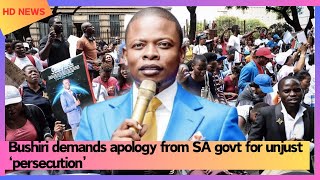 Bushiri demands apology from SA govt for unjust ‘persecution’ [upl. by Adnarym]