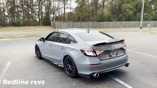 2022 Civic Si gets AWE Tuning exhaust Touring Edition [upl. by Siaht]