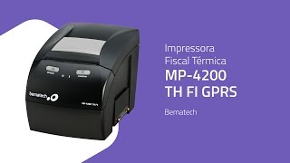 Impressora Fiscal Térmica MP4200 TH FI GPRS  Bematech  Lacração Grátis  ZIP Automação [upl. by Anileba]