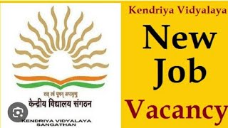 KENDRIYA VIDYALAYA VACANCY CONTRACTUAL 2024PGT TGT PRT NURSE ETCAPY NOWKVS [upl. by Garlinda]