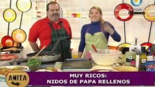 Tentadores niditos de papas rellenas [upl. by Ruhtracam]