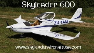 Skyleader Aircraft Skyleader 600 light sport aircraft at EAA Airventure 2013 [upl. by Eceirehs]