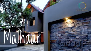 Malhaar a beautiful modern courtyard house in Kottayam [upl. by Allerbag989]