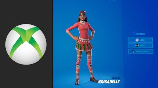 How to get Krisabelle Skin FREE on Xbox  Winterfest Free skin on Fortnite [upl. by Nowtna225]