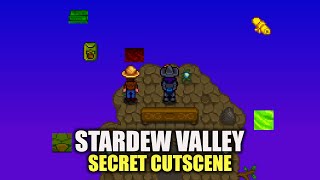 Stardew Valley Secret Hidden Summit Cutscene [upl. by Rohn]