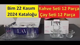 Bim 22 Kasım 2024 Kataloğu I Kahve Seti 12 Parça  Çay Seti 12 Parça keşfet bimaktuel [upl. by Yvi634]