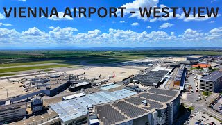 Vienna International Airport VIE  LOWW  4K TIME LAPSE  SUMMER 2024 West View 🇦🇹 [upl. by Collayer]