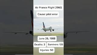 Air France Flight 296Q Crash shorts planecrash [upl. by Ogawa]