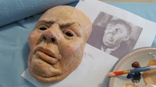 Paper Mache Halloween Portrait Mask [upl. by Marcia998]