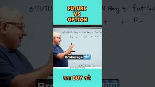 Future Vs Option Kya Buy kare 🤑📈Deepak Wadhwastockmarket nifty shorts optionstrading [upl. by Ailaham]