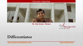 Differentiator  Hindi Urdu  Electronics Engineering by Raj Kumar Thenua [upl. by Nivlam]