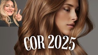 COR DE CABELO TENDÊNCIA 2025 PARA PINTAR SEM DESCOLORIR  COBRIR BRANCO  FAZER MECHAS [upl. by Ahseet]