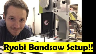 Easy Ryobi Bandsaw Setup [upl. by Matthew]