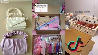 ASMR Packing Orders Tik tok Compilation [upl. by Mosenthal279]