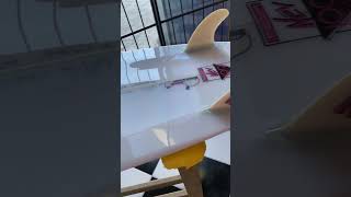 SURFBOARD GLASSING AND POLISH COMPLETE End result [upl. by Koren]