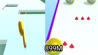 Coin Rush Vs Ball Merge Run 2048 Max levels Android ios game NEW UPDATE [upl. by Atkinson]