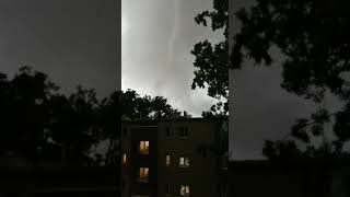 Tornado Hodonin 2462021 1940  new footage [upl. by Rolyab]