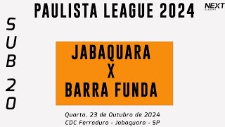 JABAQUARA X BARRA FUNDA  SUB20  23102024 [upl. by Geof]