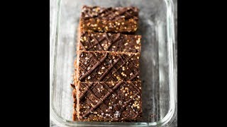 Chocolate Almond Quinoa Snack Bars [upl. by Eilyah]