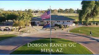 Dobson Ranch Golf Course Drone Video  Mesa Arizona [upl. by Kreit142]