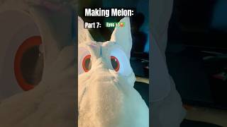 Making Melon part7 making the eye mesh 🤩 furry shorts cosplay [upl. by Notlrahc]