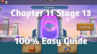 Lords Mobile Vergeway Chapter 11 Stage 13 [upl. by Eenalem849]