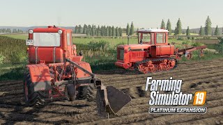 FS19 Timelapse 17 Пахота Т150К ДТ75 [upl. by Kennard]