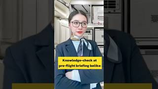 Why questions always hard when it come to newbie flightattendent [upl. by Arahas]