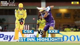 CSK Vs KKR Highlights 1st Innings Kolkata Knight Riders Scored 137 Against Chennai Super Kings [upl. by Nyram]