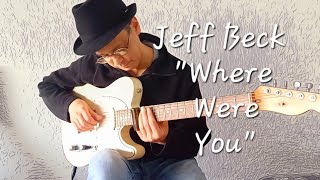 Jeff Beck quotWhere Were Youquot J Beck T Bozzio T Hymas  slide guitar version [upl. by Bohi]