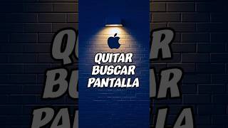 Cómo Quitar el BUSCAR de la Pantalla de mi iPhone  [upl. by Sublett]